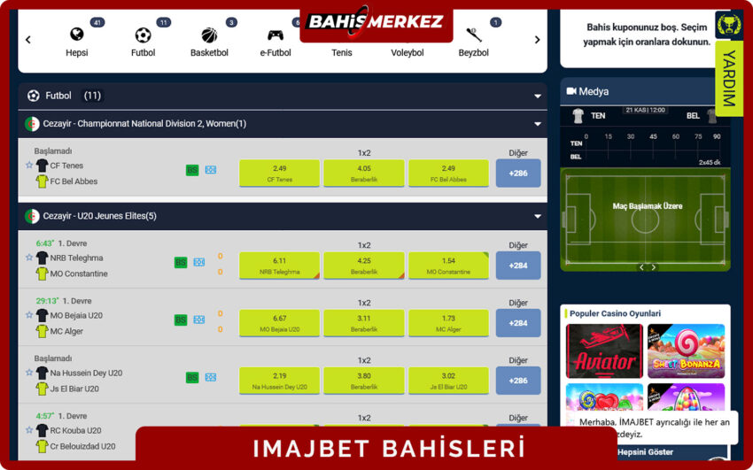Imajbet casino lobisi sayfa alt kısmında sağlayıcı açıklamaları ve üstte oyun grid yapısı ile