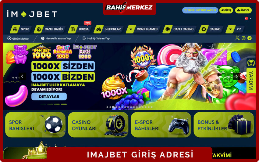Imajbet giriş ekranı sağ tarafta kupon alanı ve bahis seçeneklerini gösteren görünüm