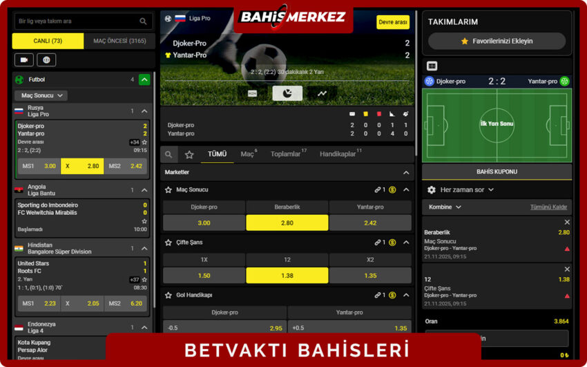 Betvakti mobil sayfası uygulama güncellemeleri ve yeni özellikler hakkında bilgi veren bölüm