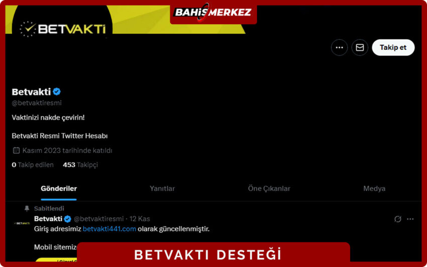 Betvakti destek ekranı canlı destek bekleme süresini ve mevcut operatör durumunu gösteren görünüm