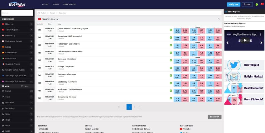 betonbet bahis borsası