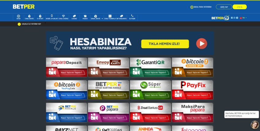 betper bonusları listesi