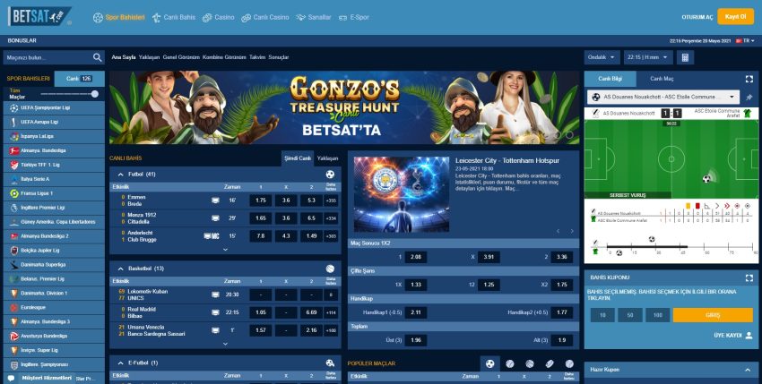 betsat giriş ekranı sayfası