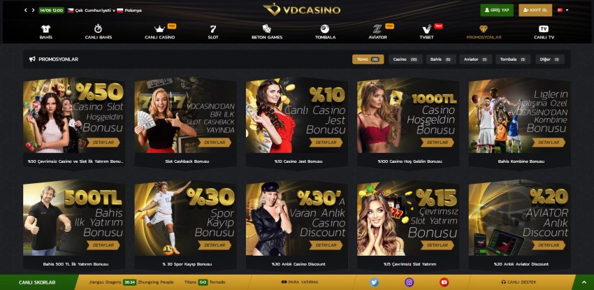 vdcasino giriş ekranı