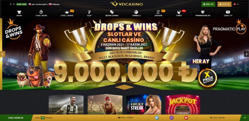 vdcasino giriş ekranı